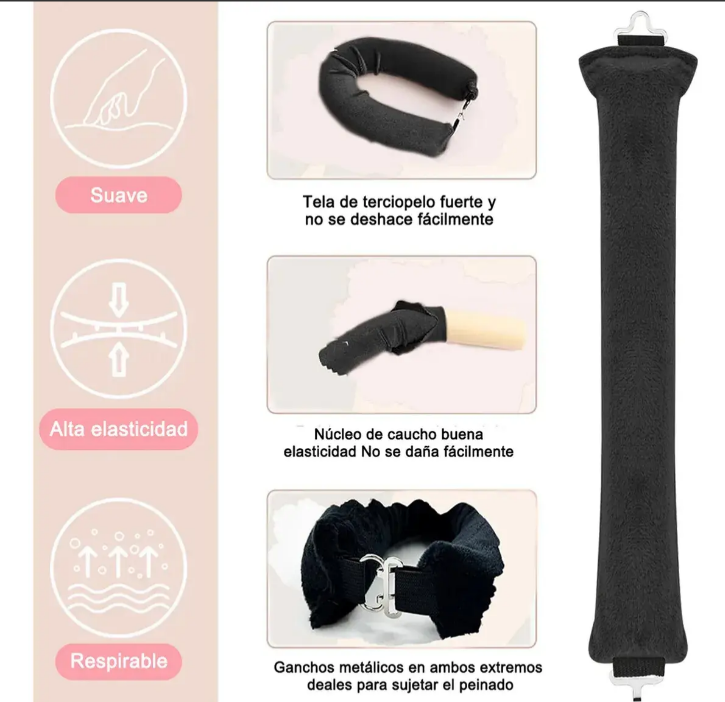 SilkWave™ 4 en 1 – Kit de Ondas Sin Calor para Cabello + 🎁 "25 Peinados Hermosos en 5 Minutos" GRATIS + Envío Gratis