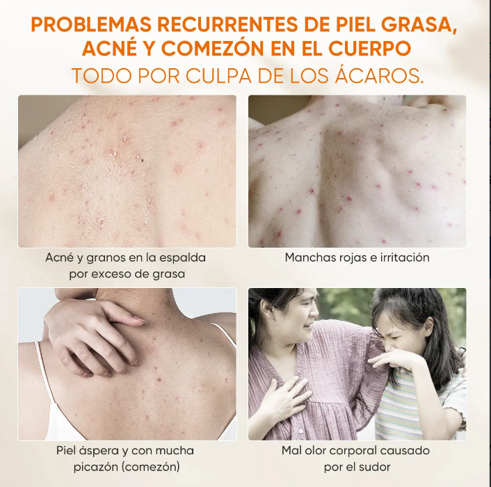 2 en 1 ClearBody™ Gel Limpiador Corporal Purificante | Elimina Granitos de Espalda, Pecho y Piel + 🎁 Guía "21 Secretos para una Piel Corporal Más Limpia" + Envío Gratis