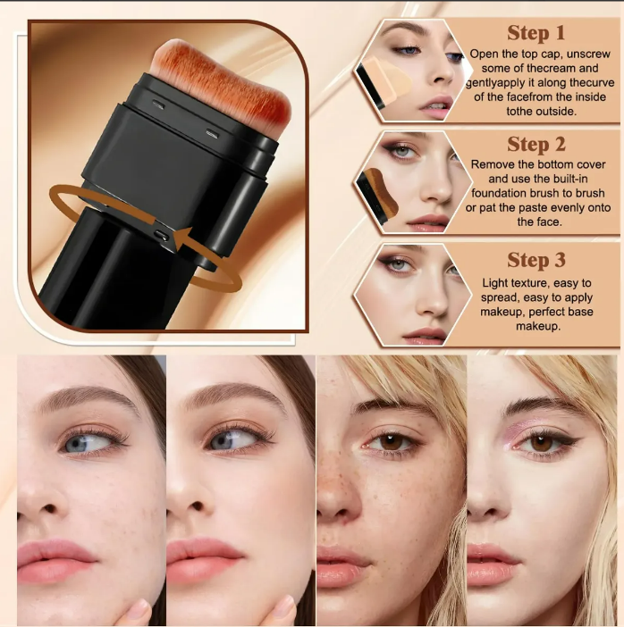 Base Correctora 2 en 1 FlawlessSkin™ de Larga Duración + 🎁 Guía "21 Secretos para un Maquillaje Impecable" + Envío Gratis