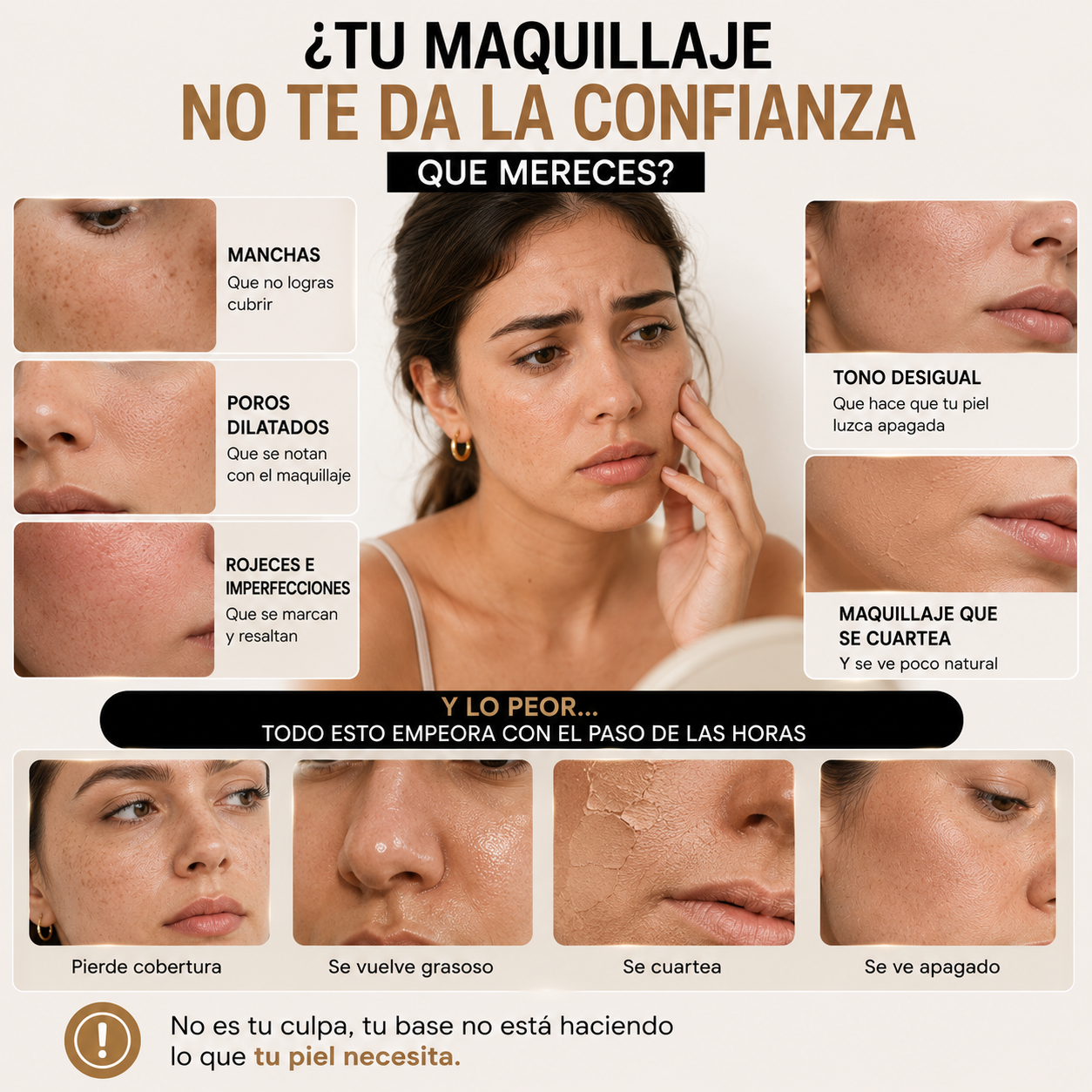 Base Correctora 2 en 1 FlawlessSkin™ de Larga Duración + 🎁 Guía "21 Secretos para un Maquillaje Impecable" + Envío Gratis
