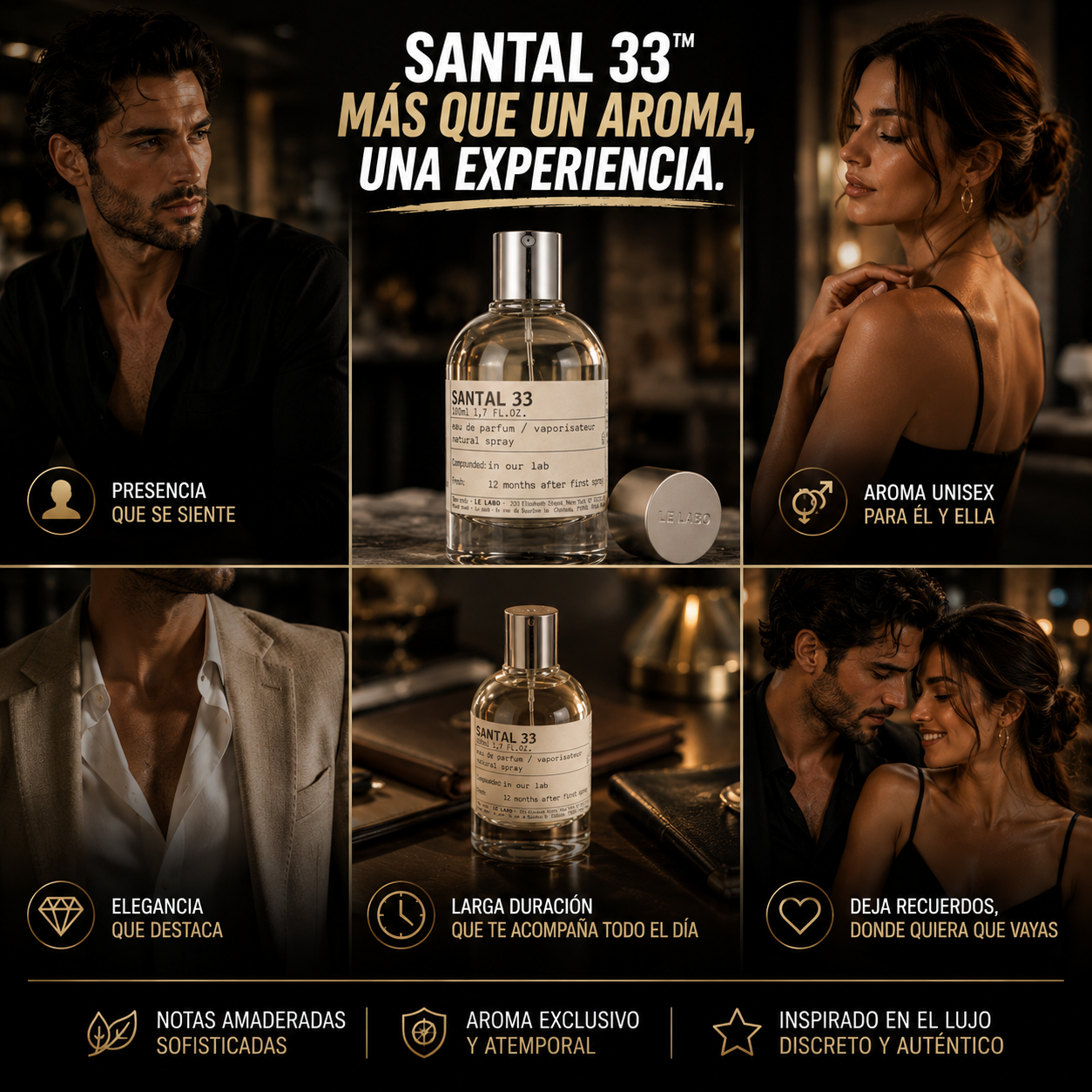 Santal 33™ – El Aroma Unisex que Hace que Todos Pregunten Qué Perfume Llevas + 🎁 Guía Digital "25 Secretos de Imagen, Presencia y Atracción" GRATIS + Envío Gratis