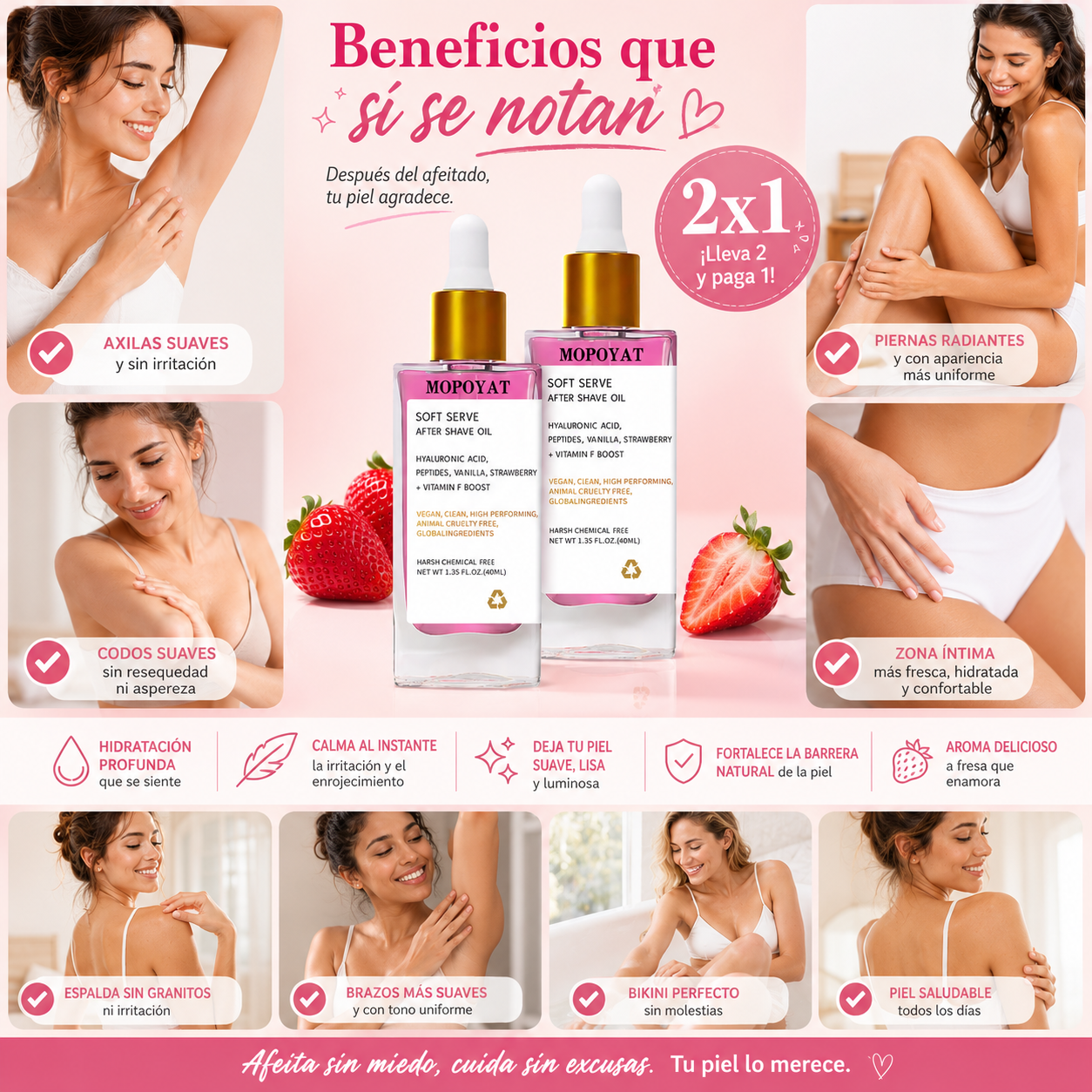 2x1 Sérum Íntimo Hidratante y Aclarador™ | Ayuda a Mejorar la Apariencia y Aroma de la Zona Íntima y Otras Áreas + 🎁 Guía "21 Secretos de Cuidado Íntimo Femenino" + Envío Gratis