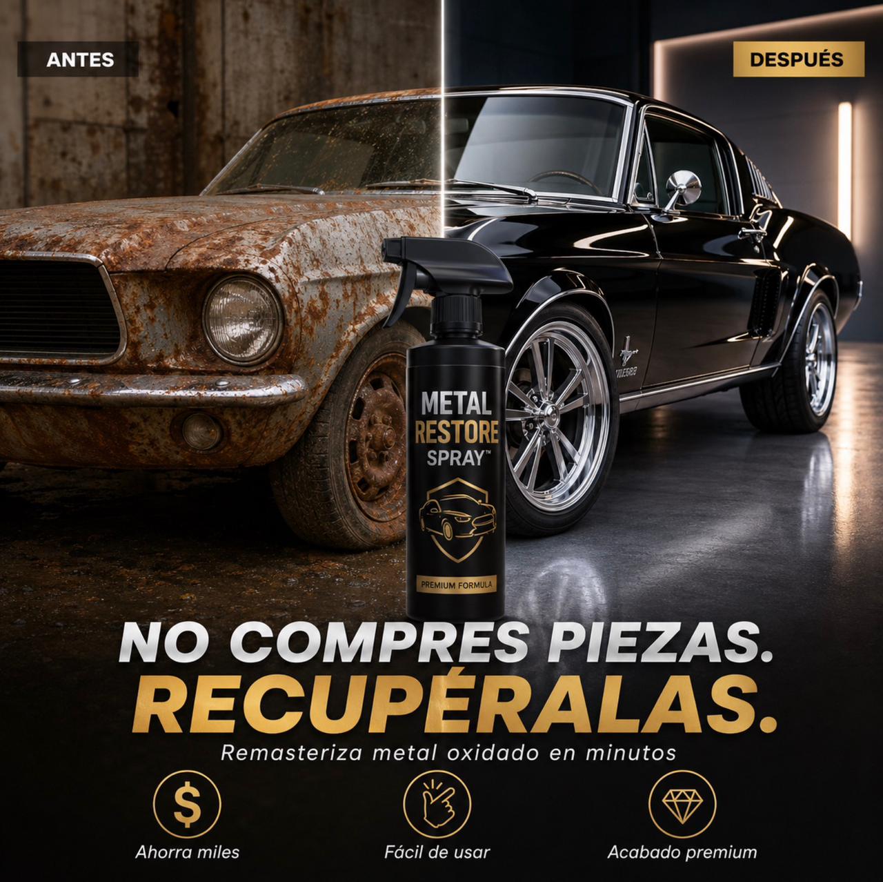 Metal Restore Universe™ — Convierte metal viejo en acabado premium
