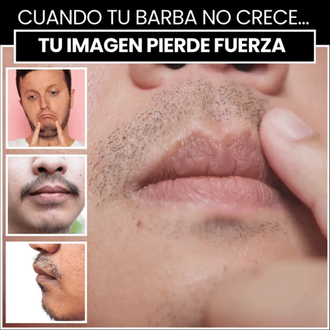 Kit 2 en 1 Sérum para Crecimiento de Barba 5% Minoxidil + Biotina™ |Barba Más Densa y Poblada + 🎁 Guía "21 Secretos de Atracción Masculina" + Envío Gratis